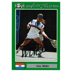 Gary Muller Signed  Men`s Card