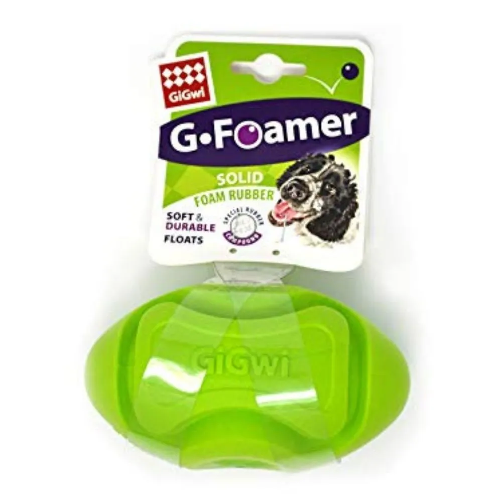 GiGwi Foamer TPR Rugby - Green