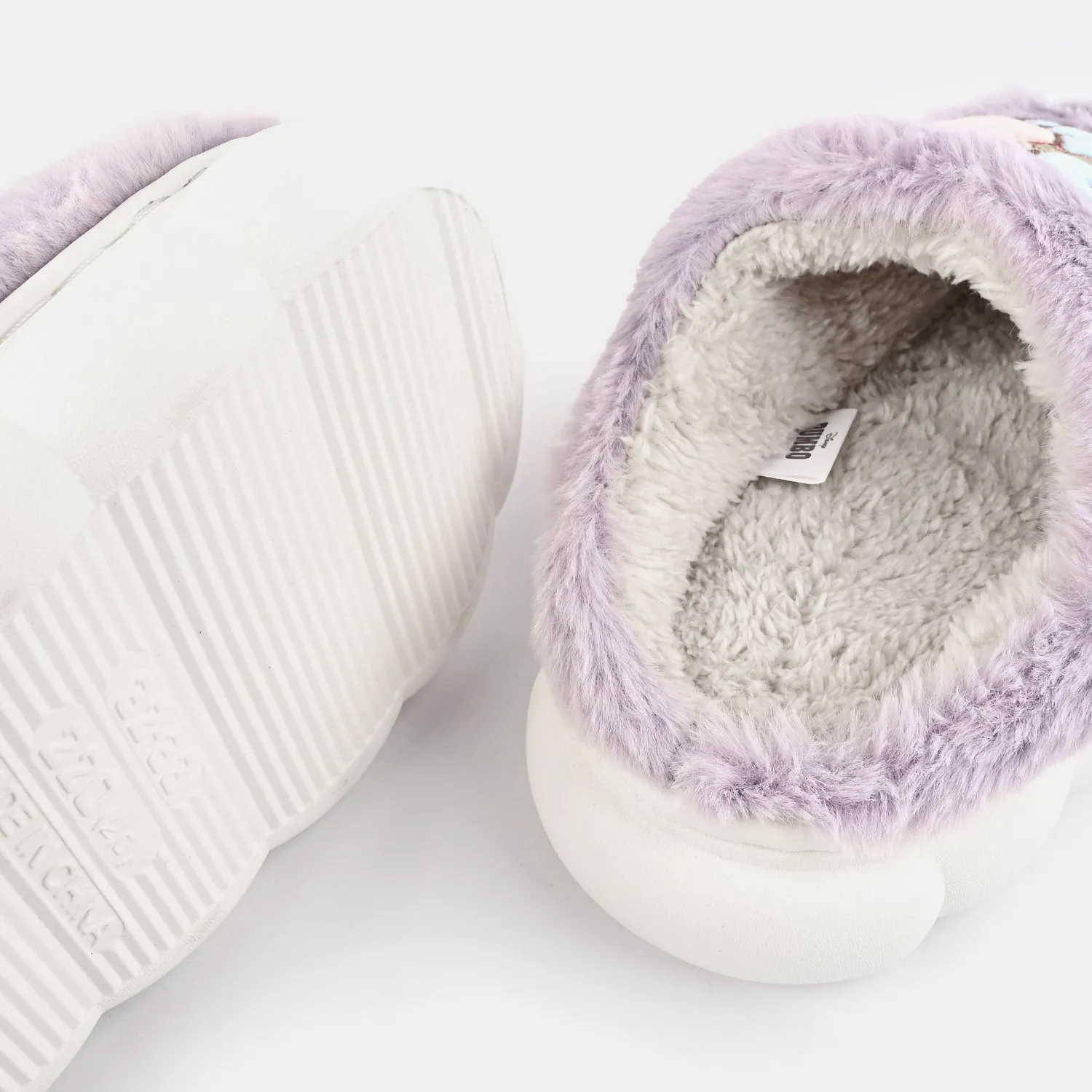 Girls Slipper Fur F4296-Purple