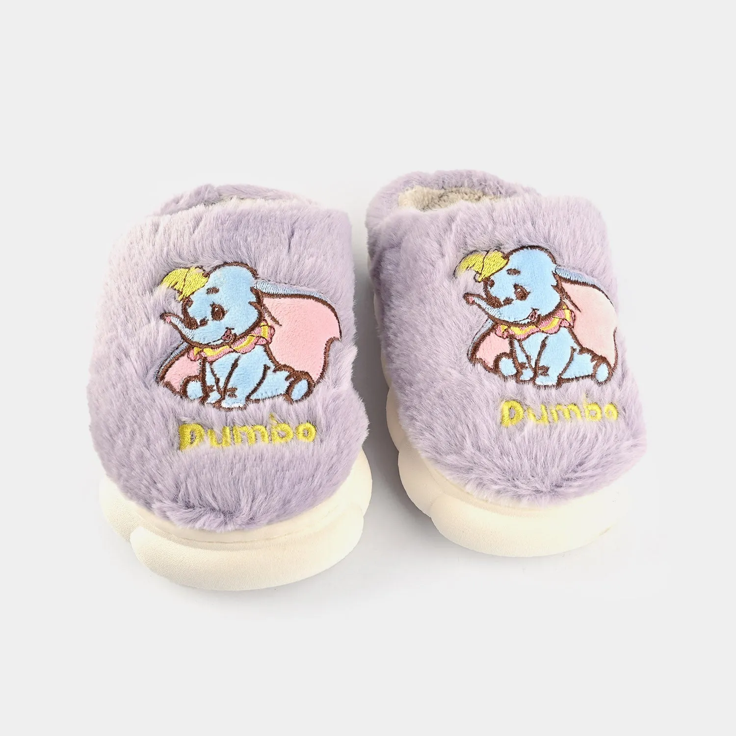 Girls Slipper Fur F4296-Purple