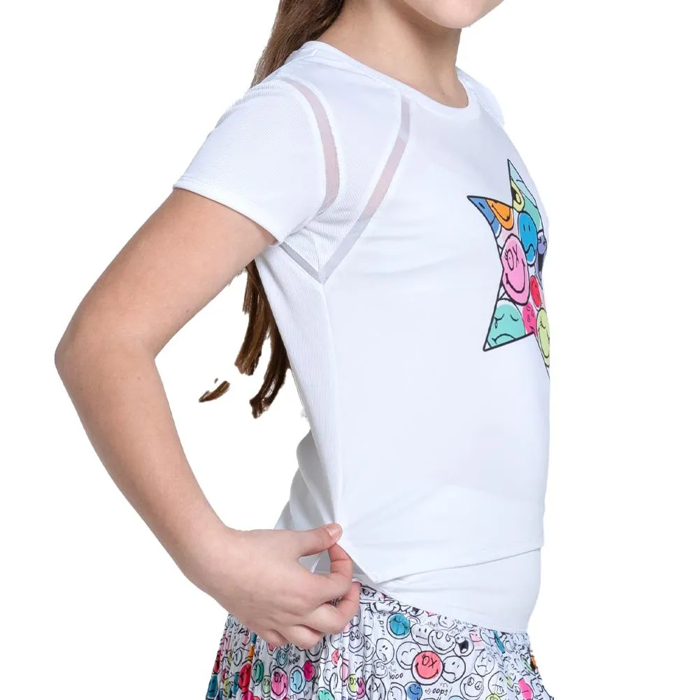 Girls`Got The Feeling Short Sleeve Tennis Top Multicolor