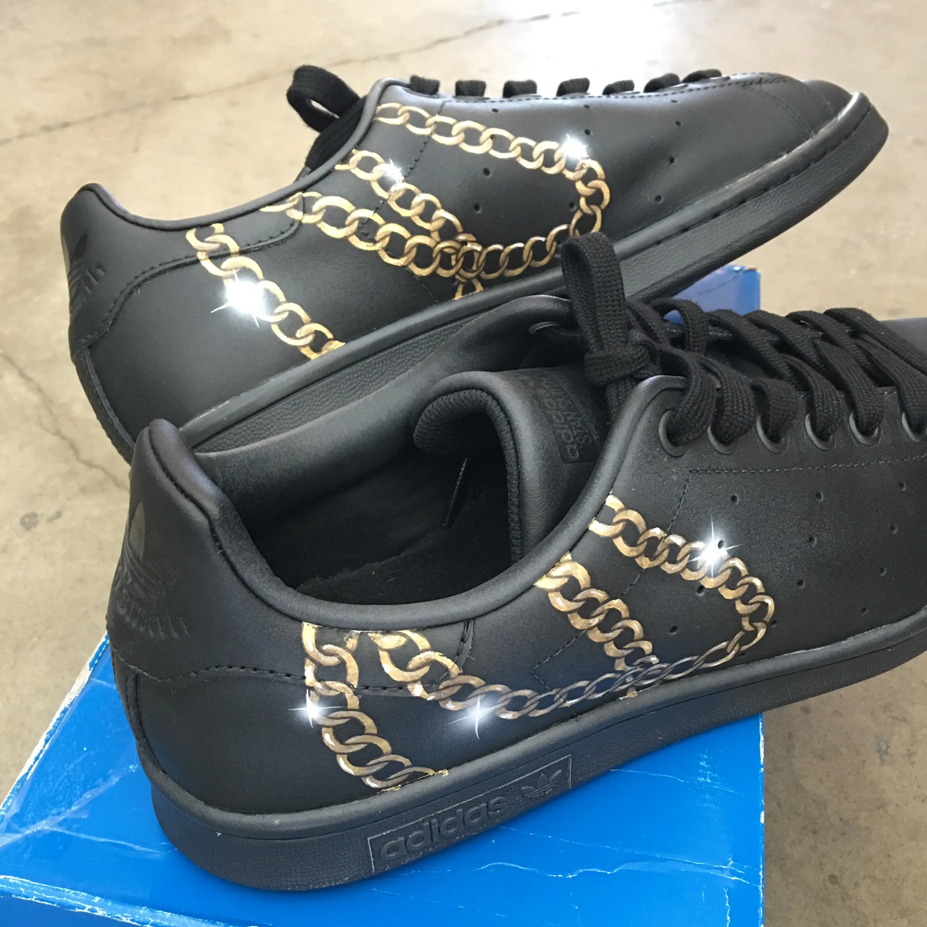 Gold Chains Adidas Stan Smiths