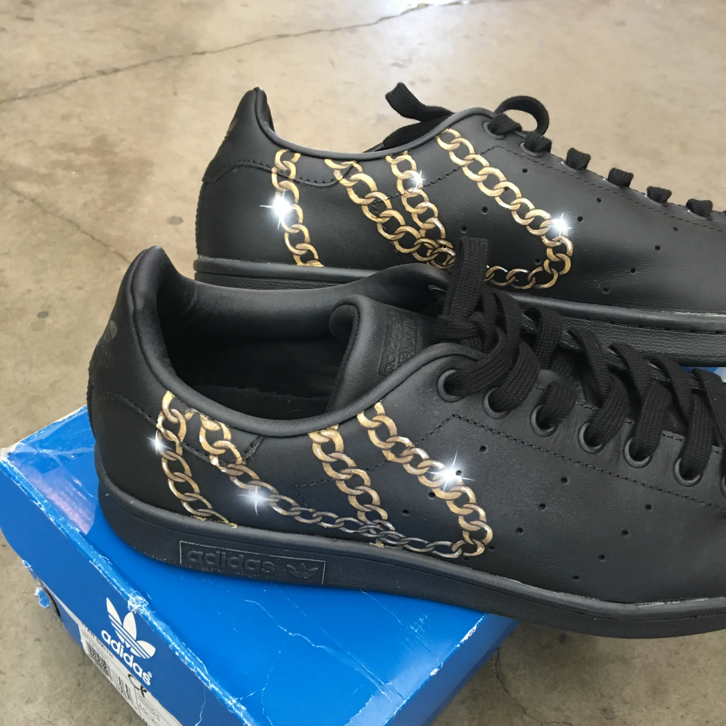 Gold Chains Adidas Stan Smiths