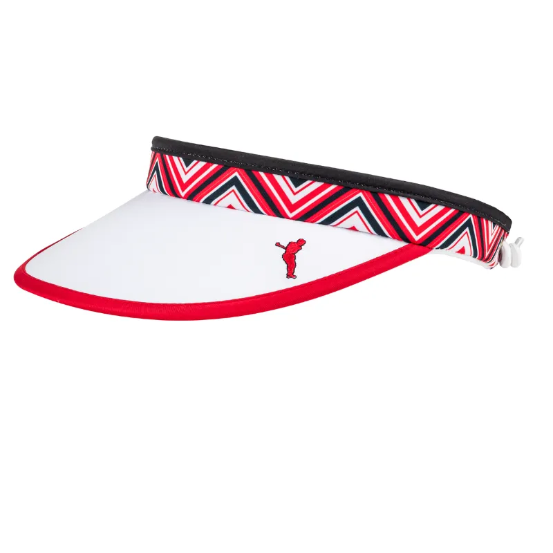 Golfino New Club Visor - Red Flame