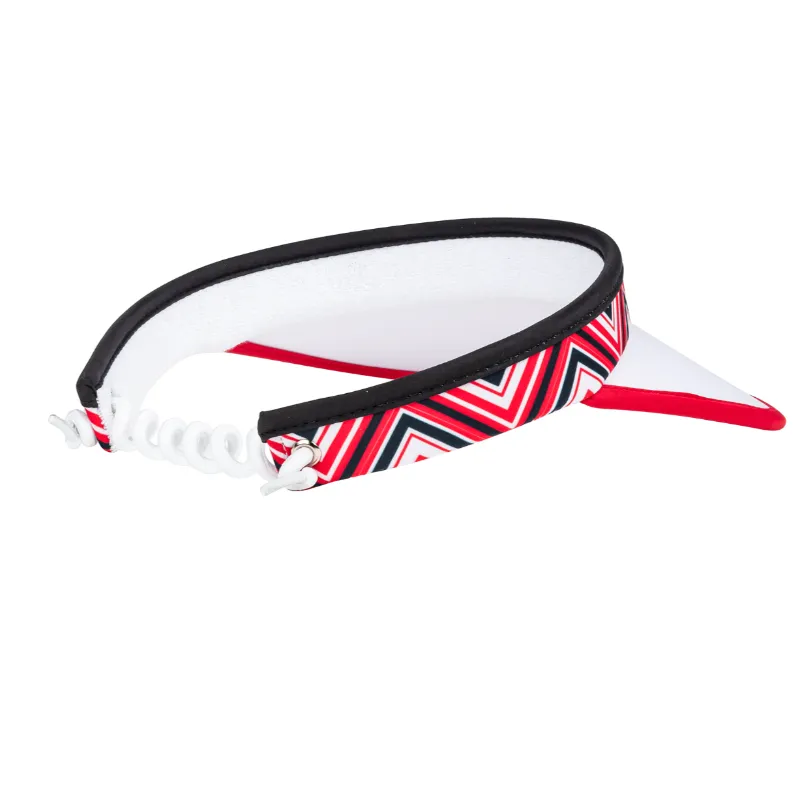 Golfino New Club Visor - Red Flame