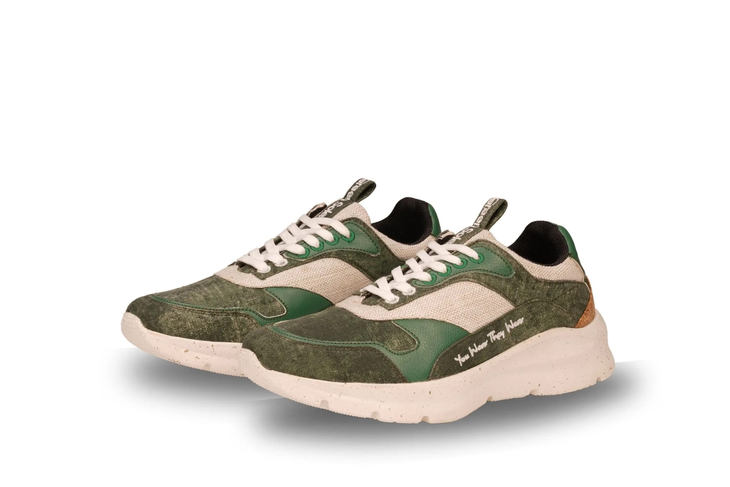 GREENSOLE TRAVELLER GREEN WOMENS SHOES