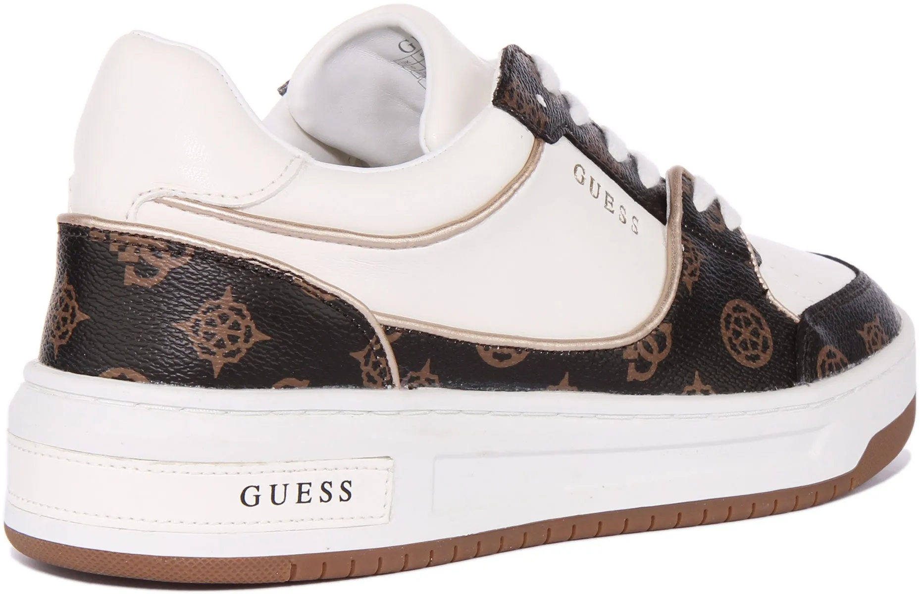 Guess Tokyo In White Brown 4G For Women