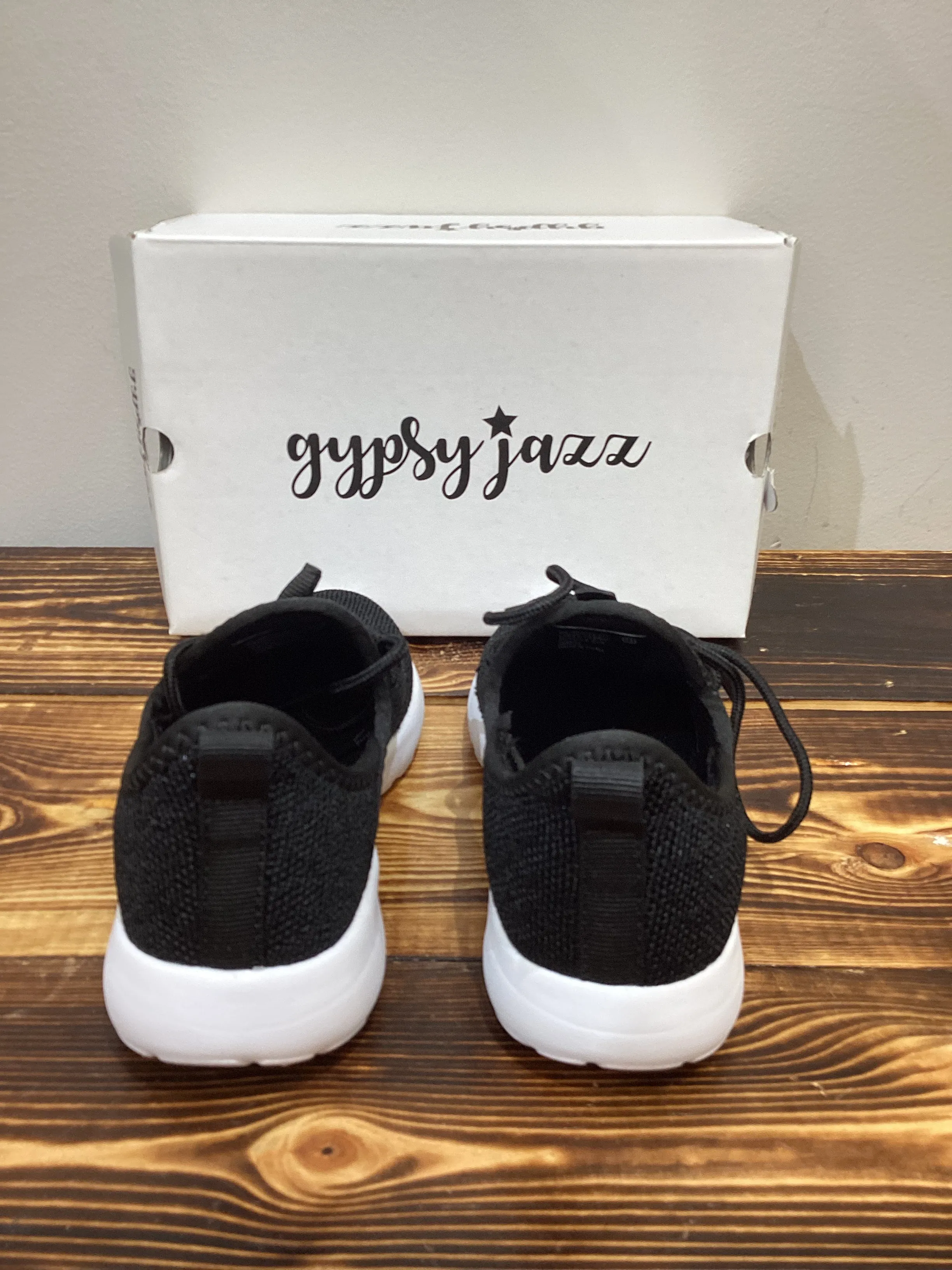 Gypsy Jazz Kid's Black Slip-on Shoes