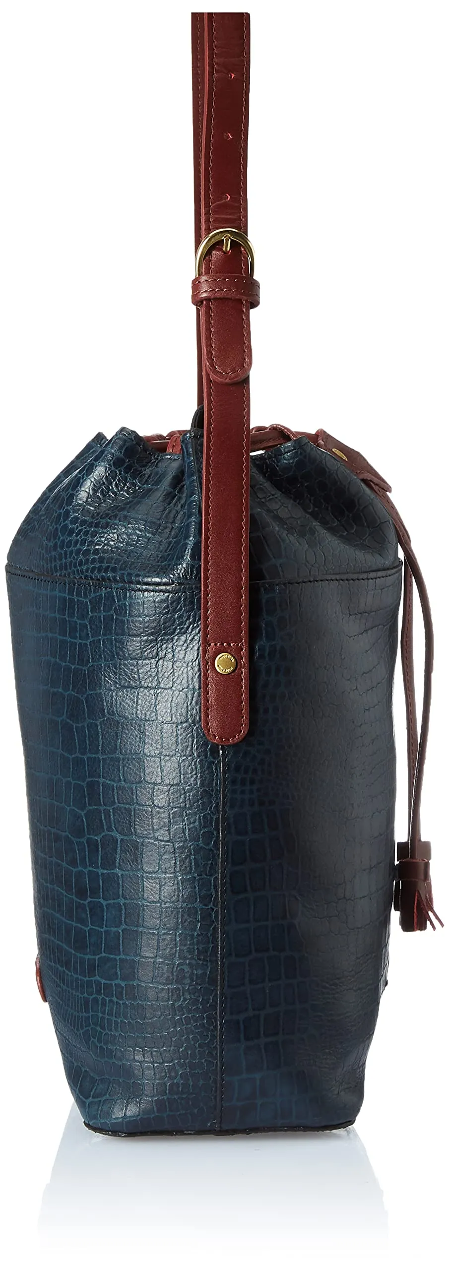 Hidesign womens SB SHEA Large Mn Blue Draw String Bag