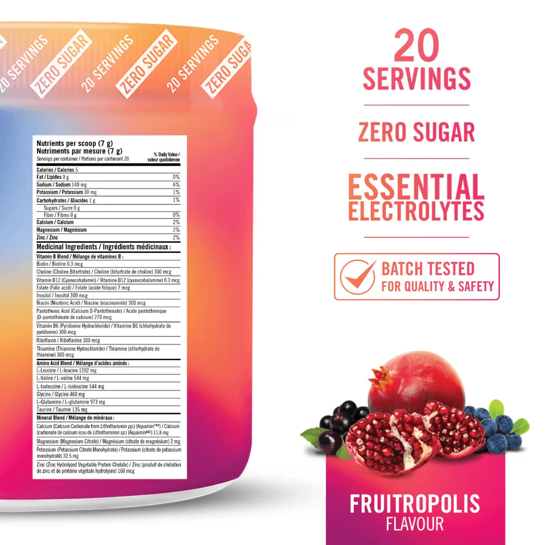 HYDRATION MIX / Fruitropolis - 20 Servings