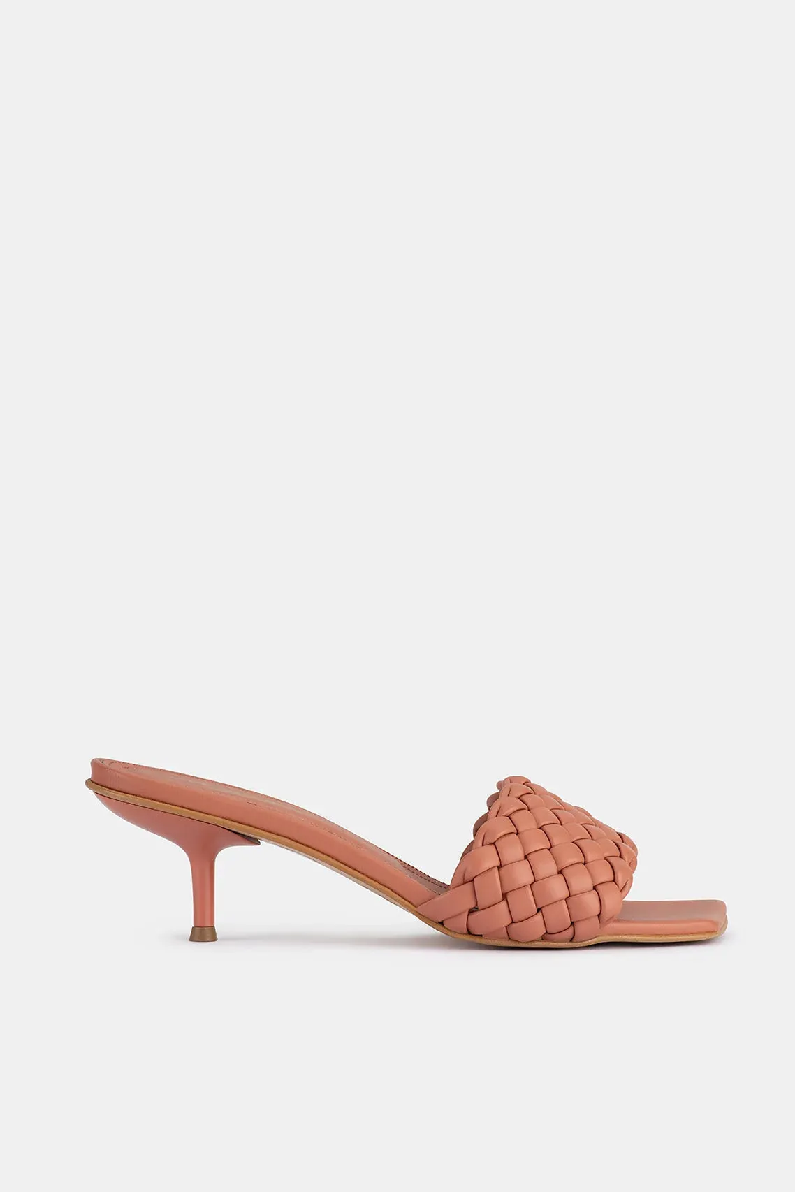 Ilaria Kitten Heel | Terracotta