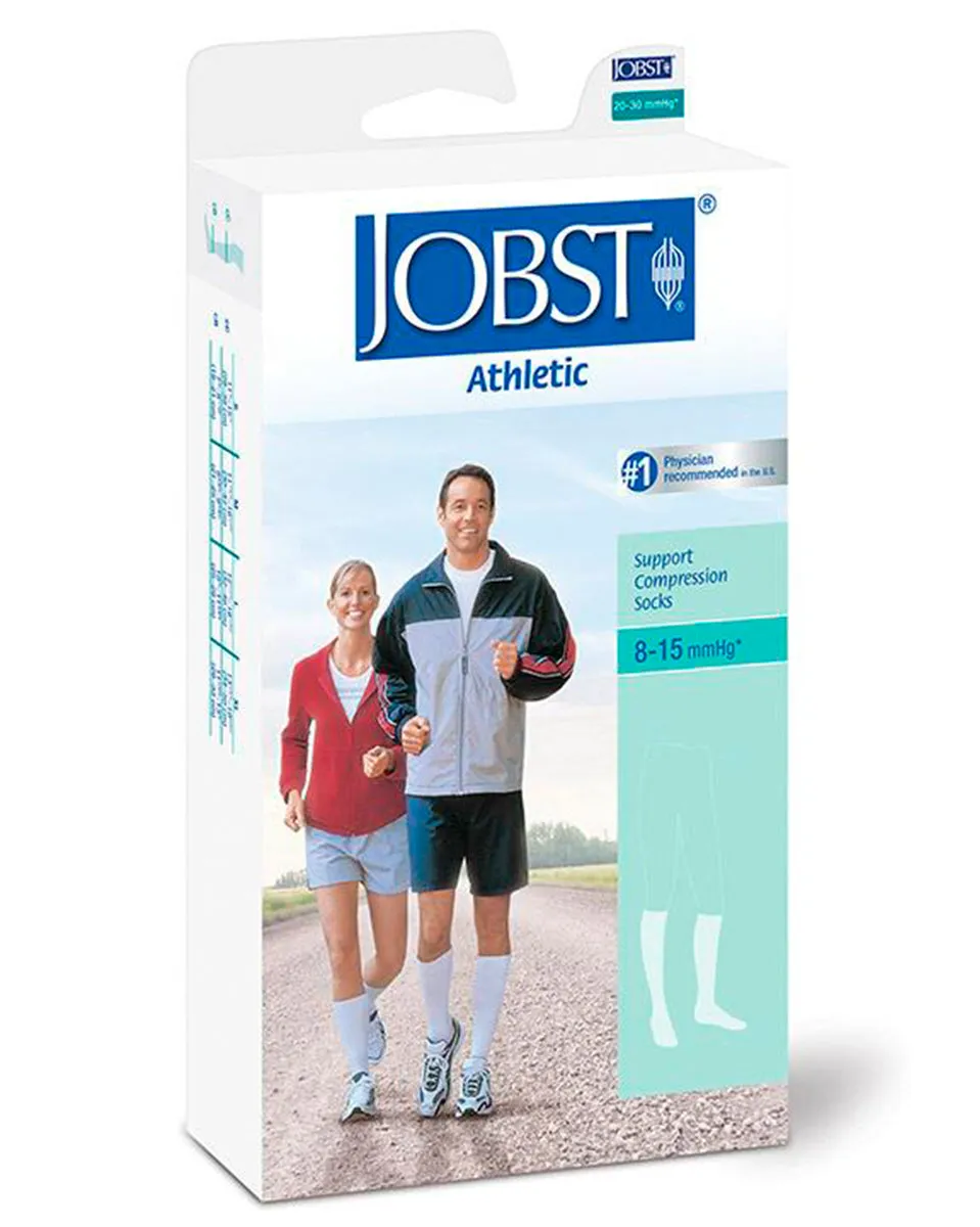 Jobst Knee Length Athletic Socks Unisex 8-15 mmHg