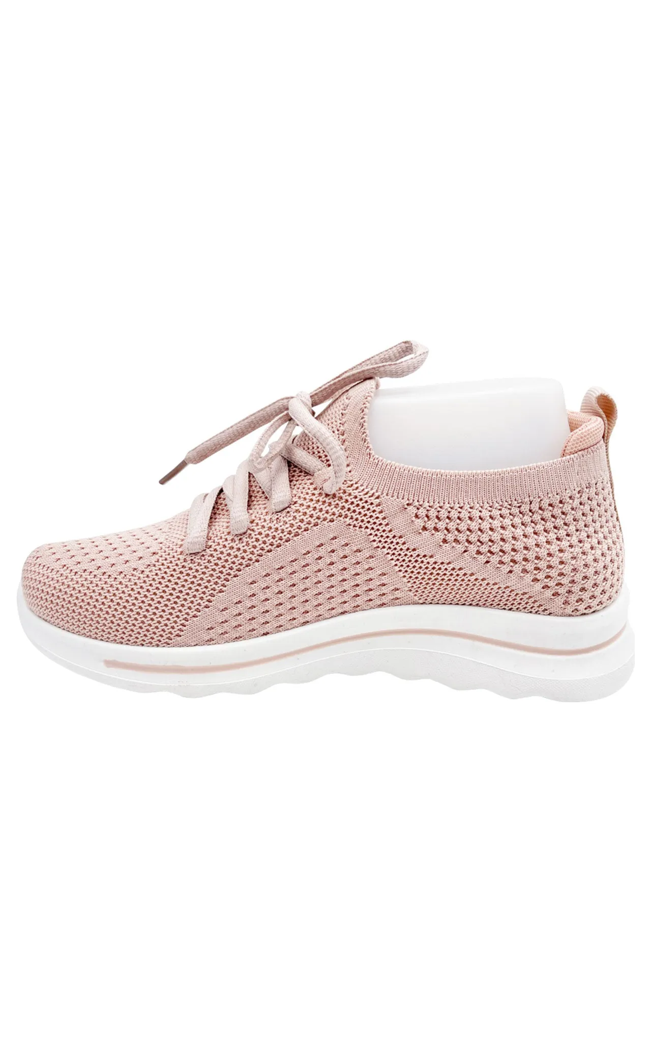 Joy Trainers | Lace Up | Pink