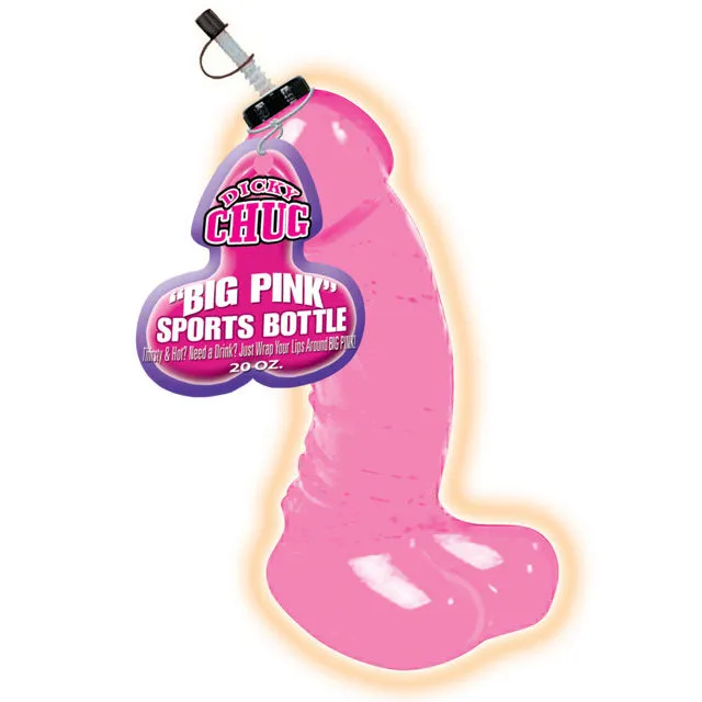 Jumbo Dicky Sports Bottle (Pink)