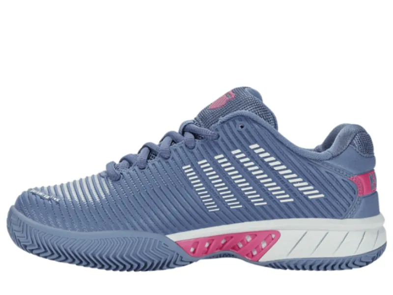 K-Swiss Hypercourt Express 2 HB Ladies Tennis Shoe (Blue Blush/Pink)