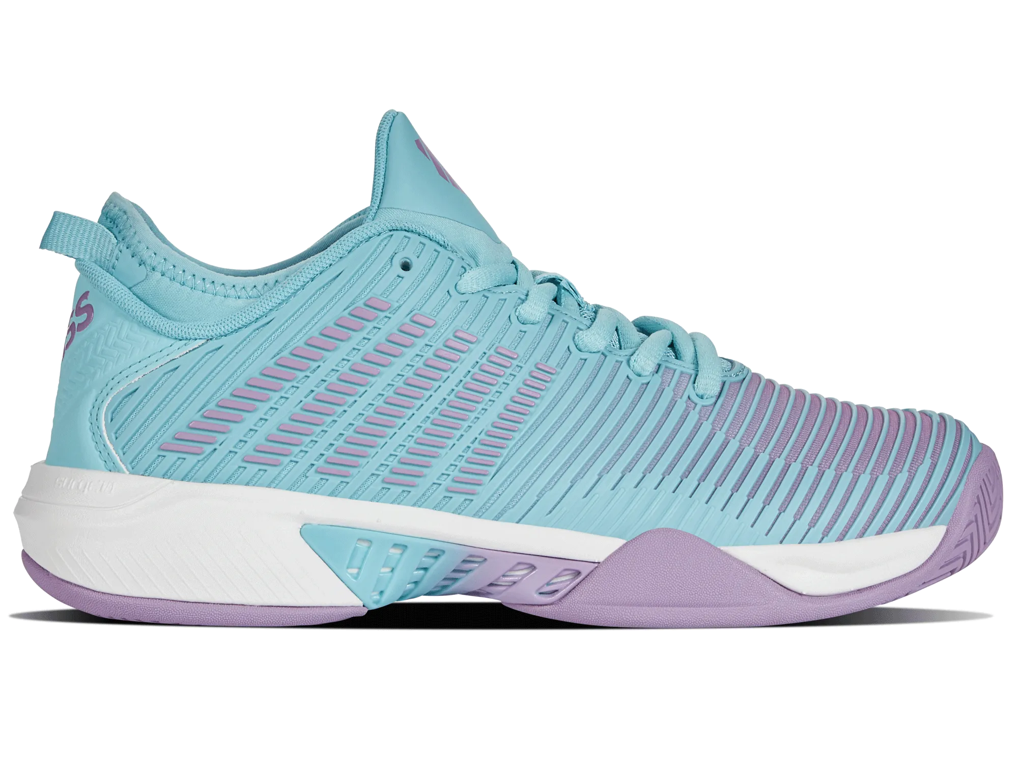 K-Swiss Women's Hypercourt Supreme Tennis Shoes Blue/Lilac