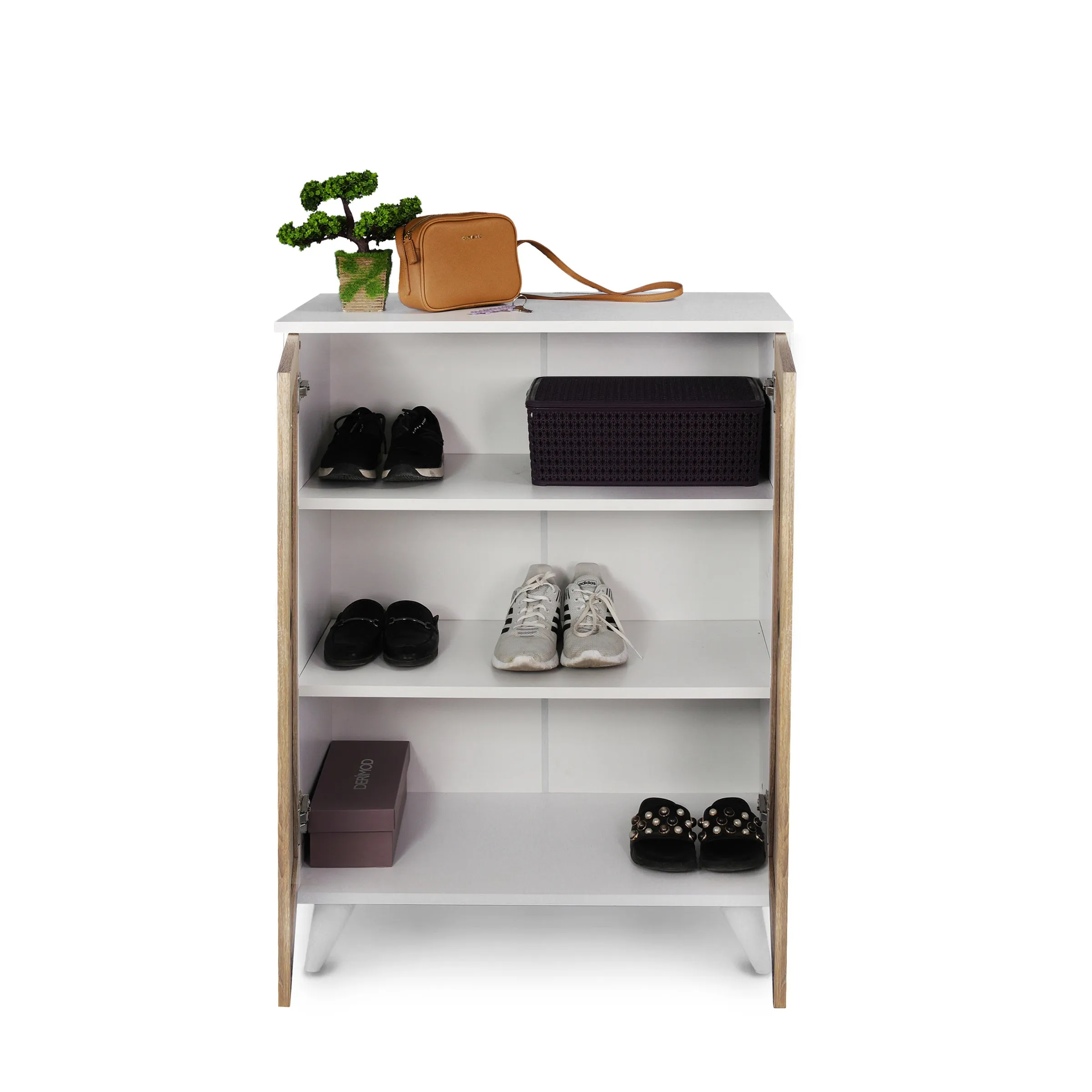 Karina Wood Base Shoe Cabinet