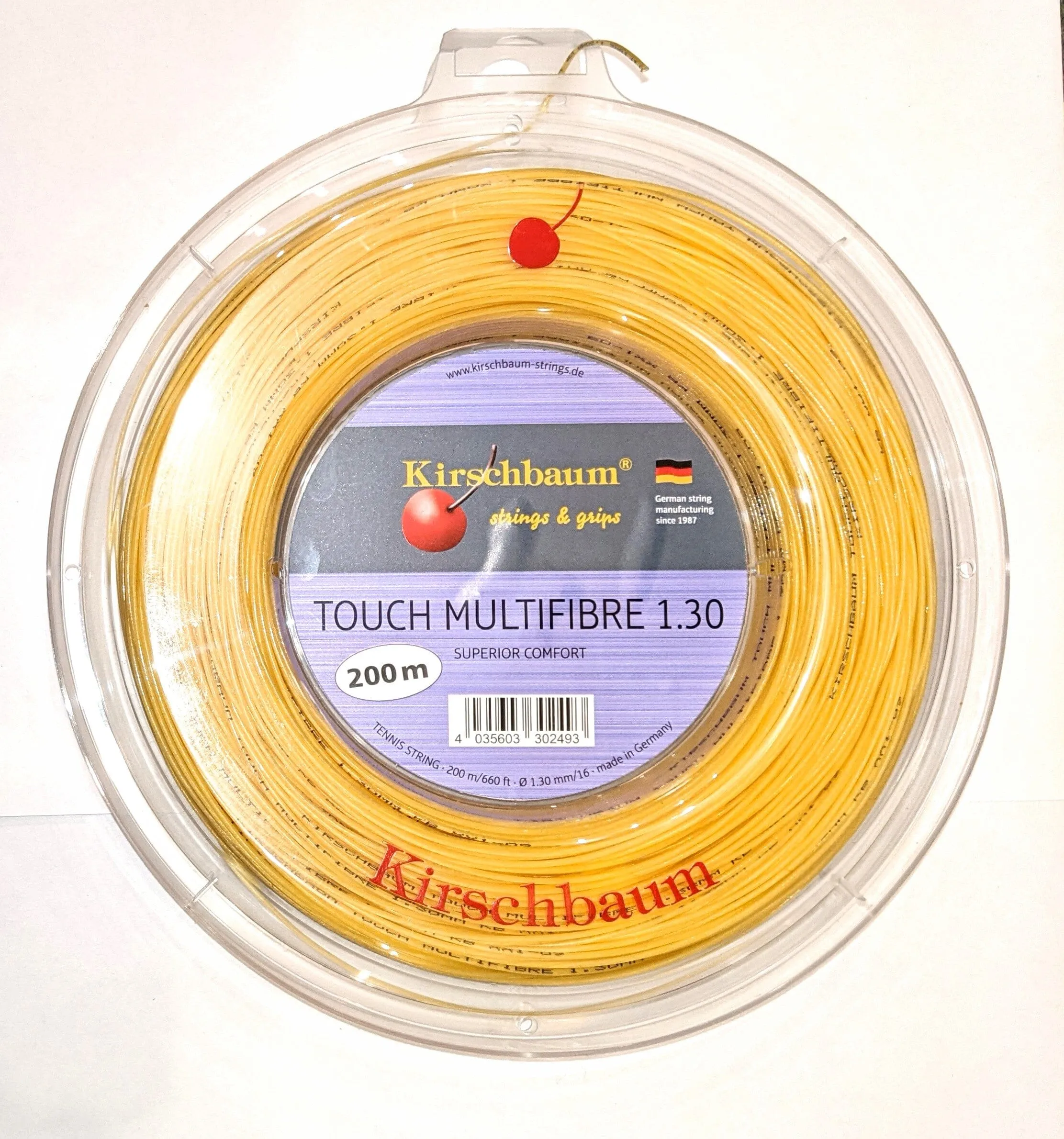 Kirschbaum Touch Multifibre 130 16g Tennis 200M String Reel