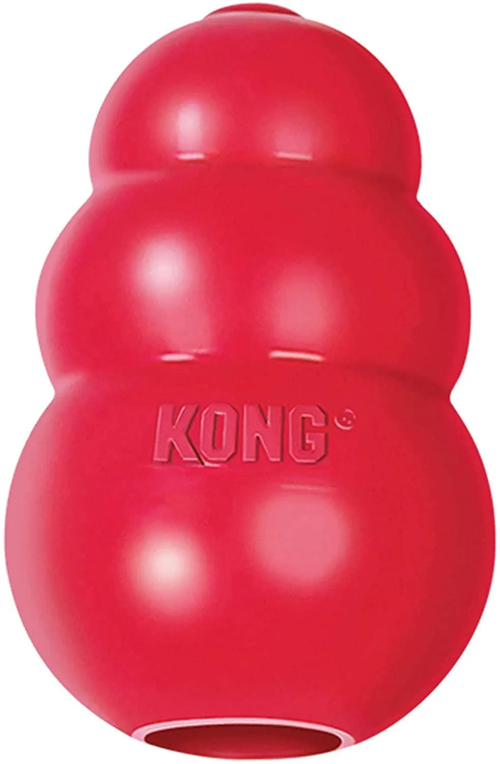 KONG - Classic Dog Toy - Durable Natural Rubber - Fun to Chew, Chase and Fetch