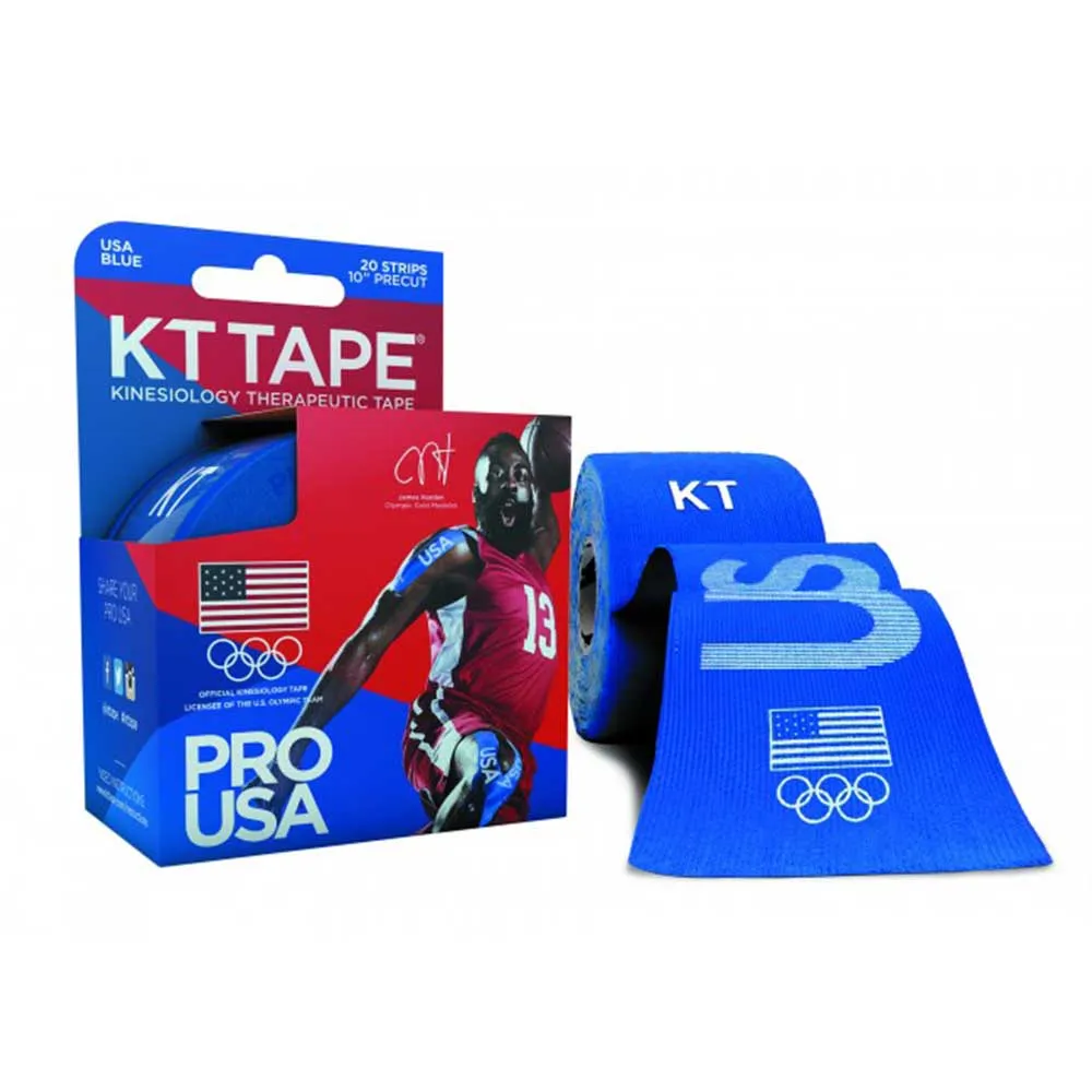 KT Tape 902025-3 Therapeutic Pro Team USA Synthetic Tape, Box of 20