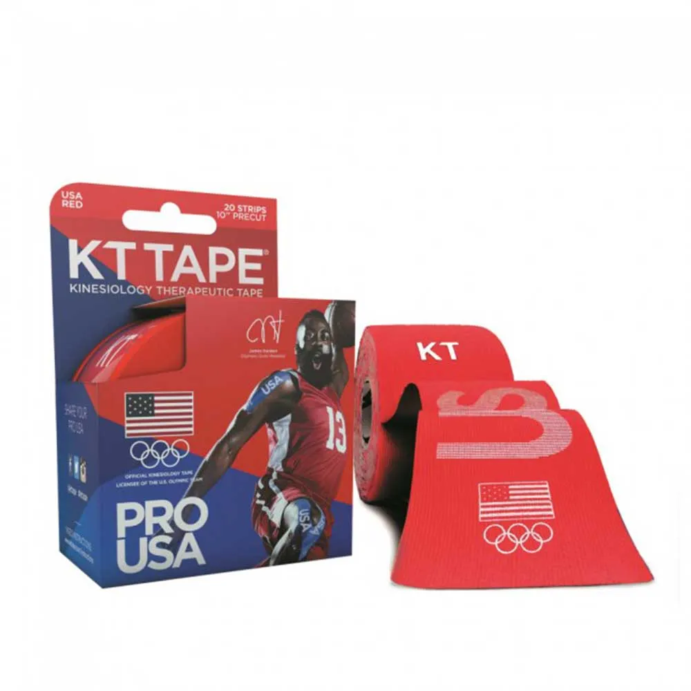 KT Tape 902026-0 Pro Team USA Synthetic Tape, Box of 20