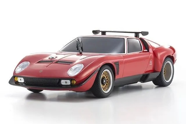 KYOSHO 32242R-B MINI-Z MR-03S2 Lamborghini Jota SVR Red Ready Set (KYO 32242R)