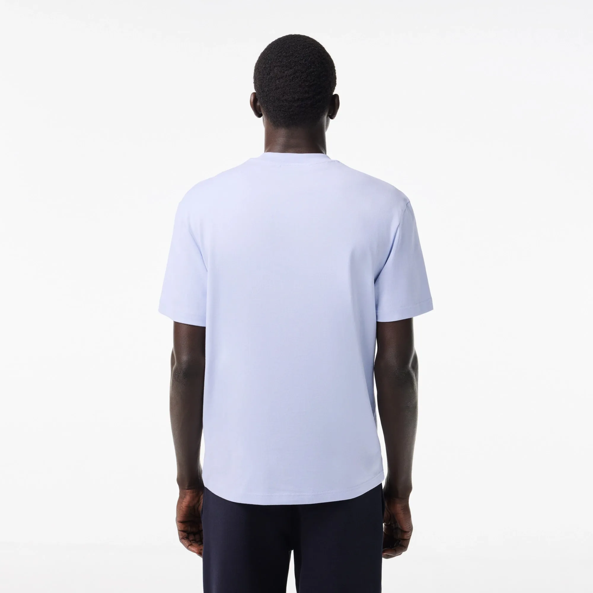 Lacoste Men's Heavy Cotton Tennis Ball Print T-Shirt