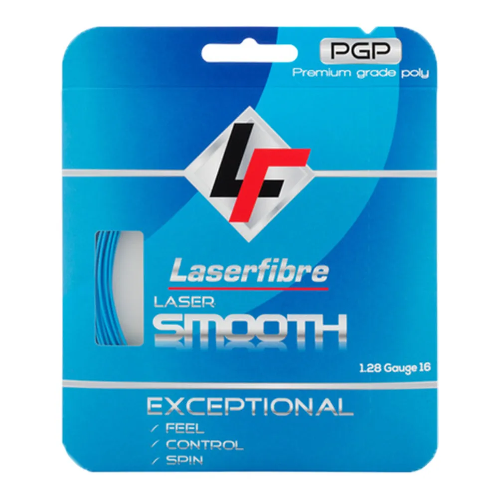 Laser Smooth 16G Tennis String Blue