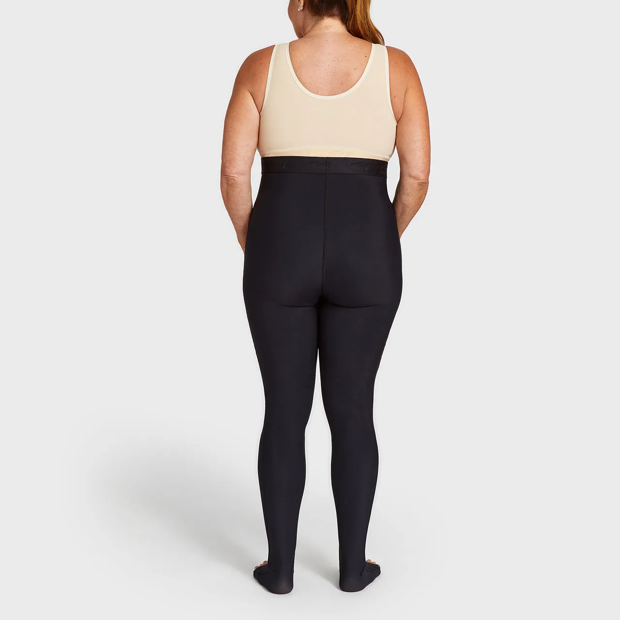 Lipedema Mid-State Everyday Management Legging with FlexFit Comfort Ankle™ | 15-20 mmHg | Style No.  LIEMLMS