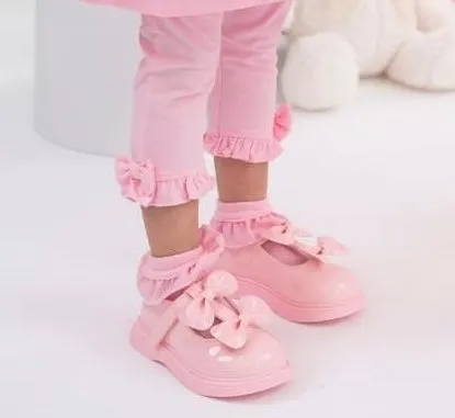 Little A 4001 Pink Fairy  Double Bow Shoe