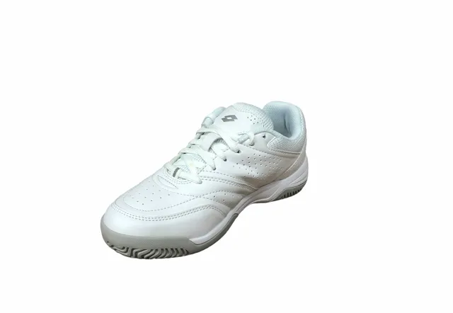 Lotto scarpa da tennis da donna Court Logo XVIII W 213606 1GN white silver