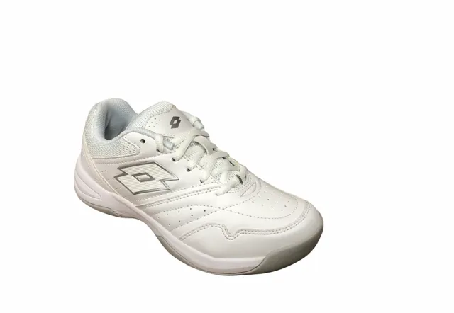 Lotto scarpa da tennis da donna Court Logo XVIII W 213606 1GN white silver