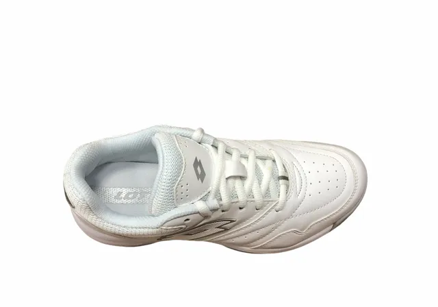 Lotto scarpa da tennis da donna Court Logo XVIII W 213606 1GN white silver