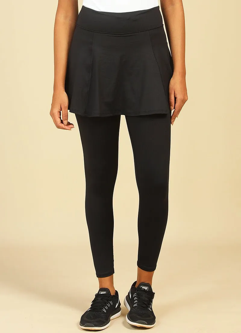 Love Skirted Legging (Black)