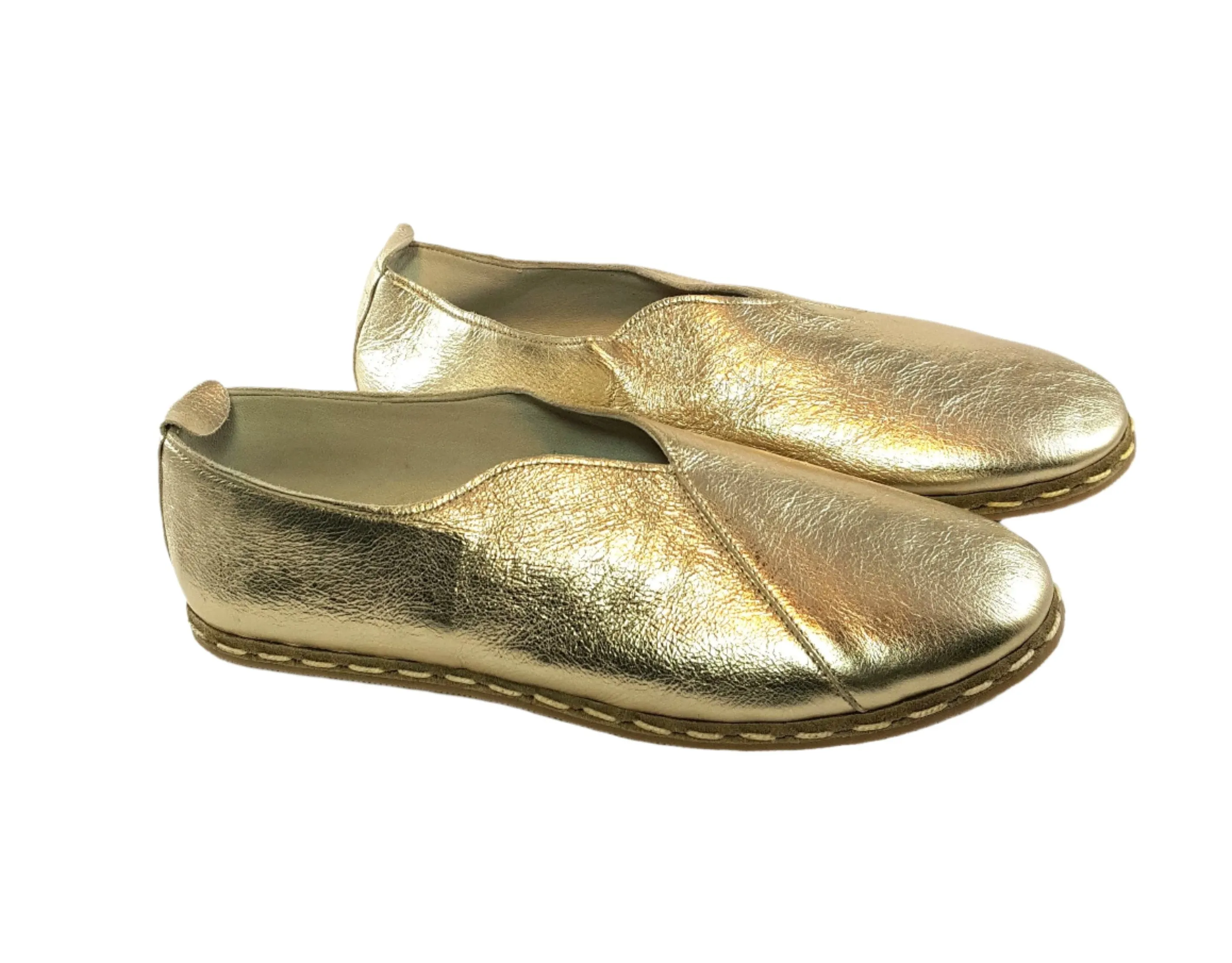 Lu Loafers in Gold