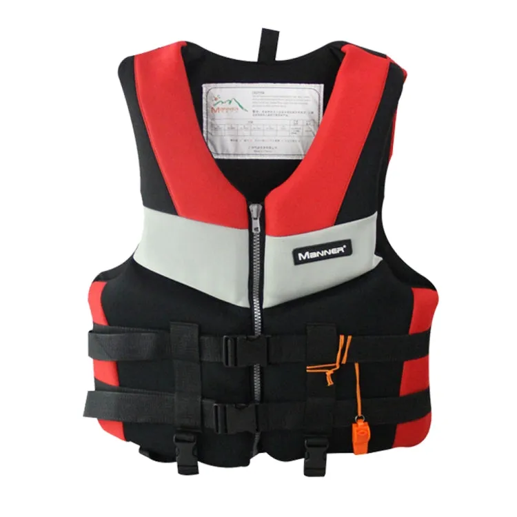 MANNER QP2030 Adult Buoyancy Vest Swimming Aid Life Jacket, Size:M(Red)