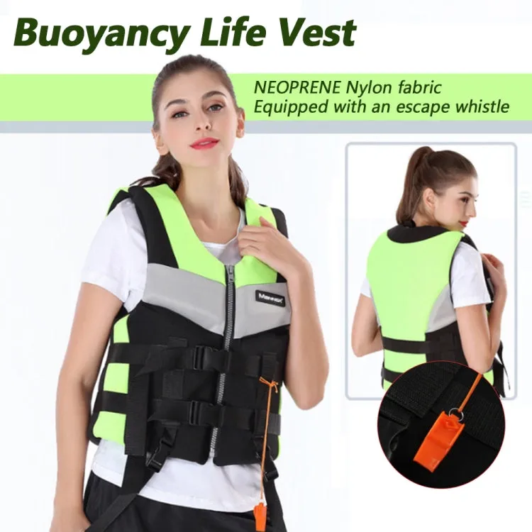 MANNER QP2030 Adult Buoyancy Vest Swimming Aid Life Jacket, Size:M(Red)