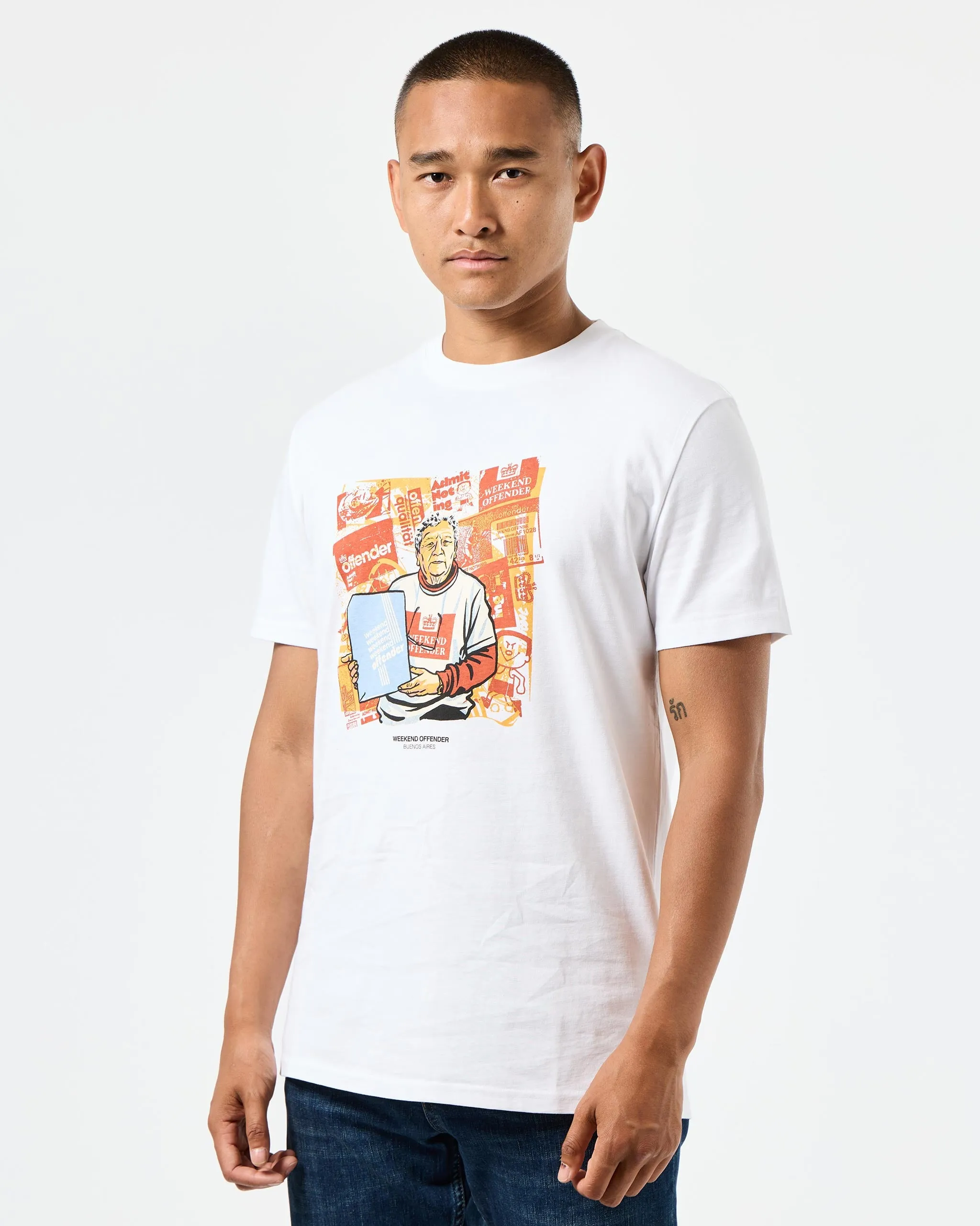 Mataderos Graphic T-Shirt White