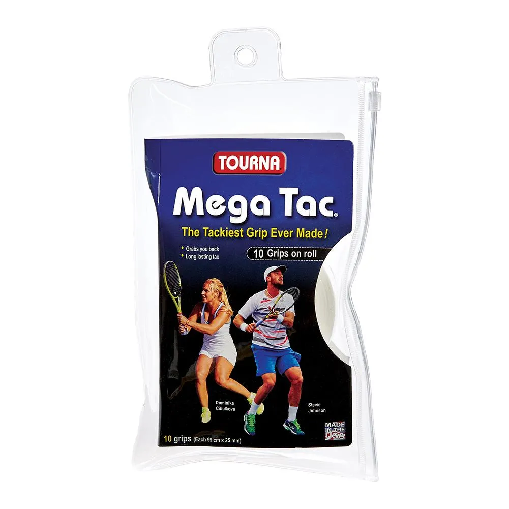 Mega Tac 10 Pack Tennis Overgrip