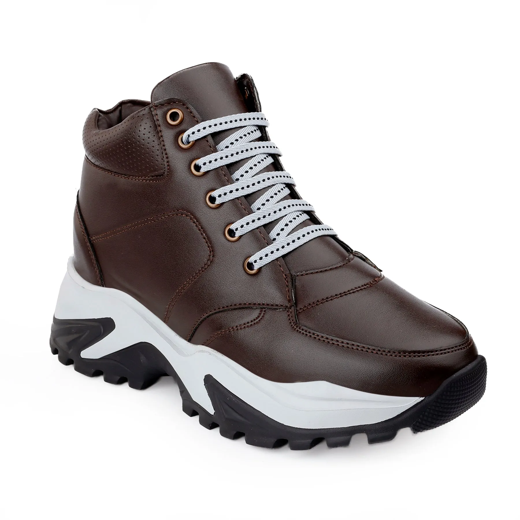 Men's 3 Inch Hidden Height Increasing Casual Outdoor Sneakers Boot