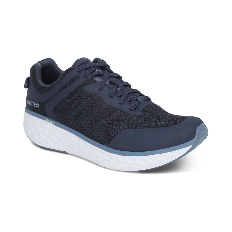 MEN'S AETREX CHASE ARCH SUPPORT SNEAKERS | NAVY