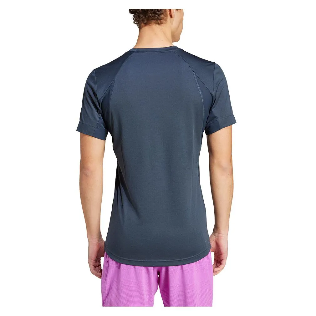 Mens Freelift Tennis Top Aurora Ink