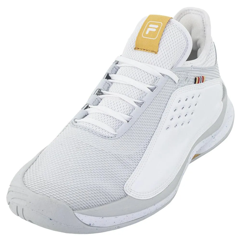 Men's Mondo Forza Tennis Shoes White and Grey