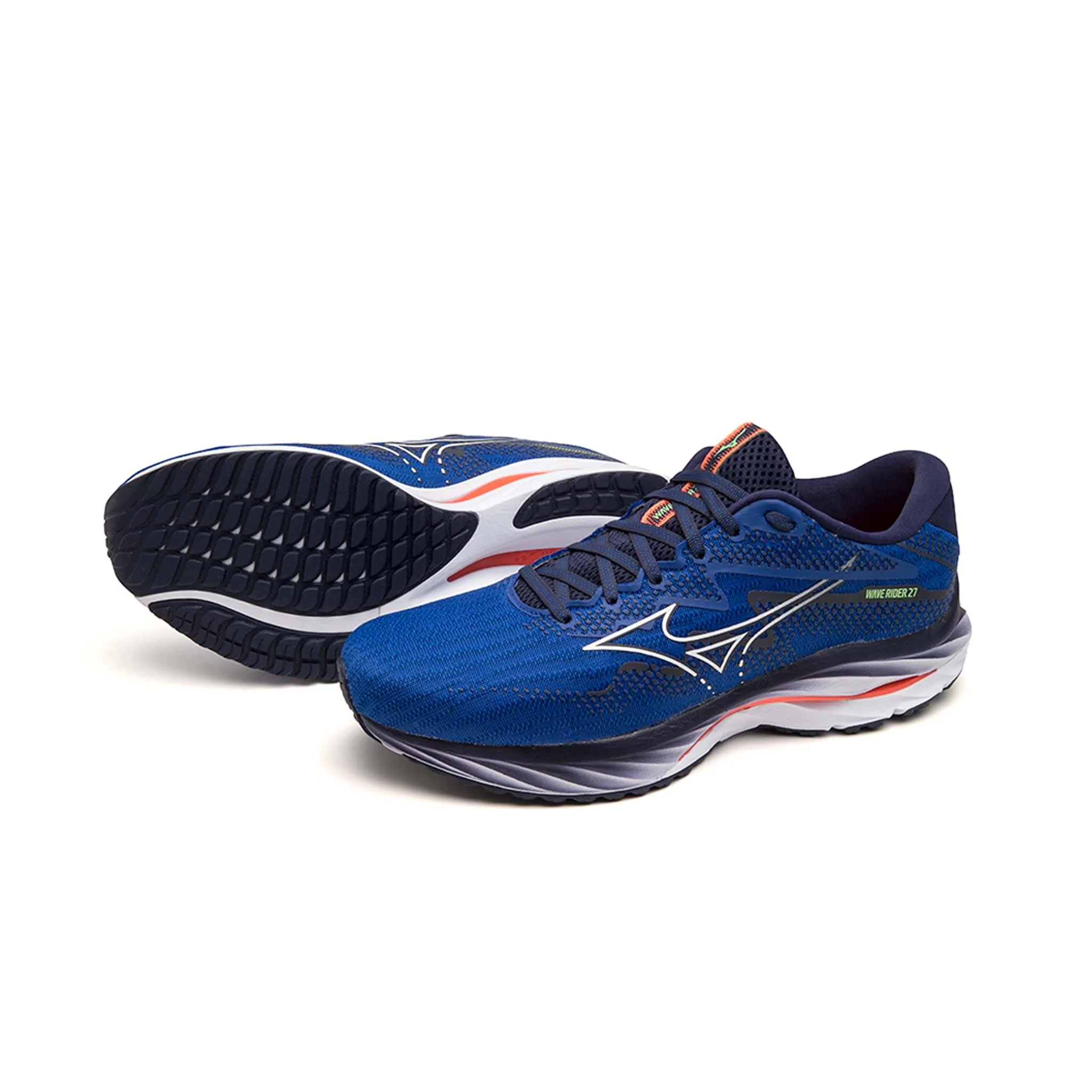 Mizuno | Men's Wave Rider 27 Running Shoes - Surf the Web