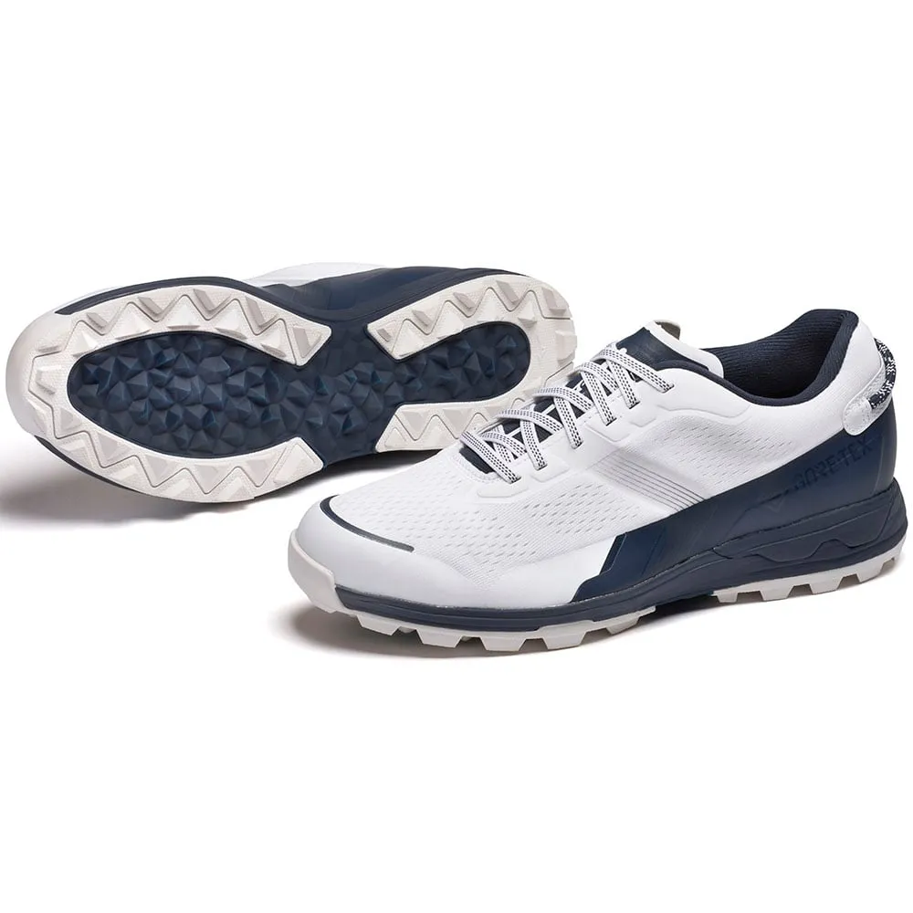 Mizuno MZU EN Gore-Tex Spikeless Waterproof Shoes - White/Navy