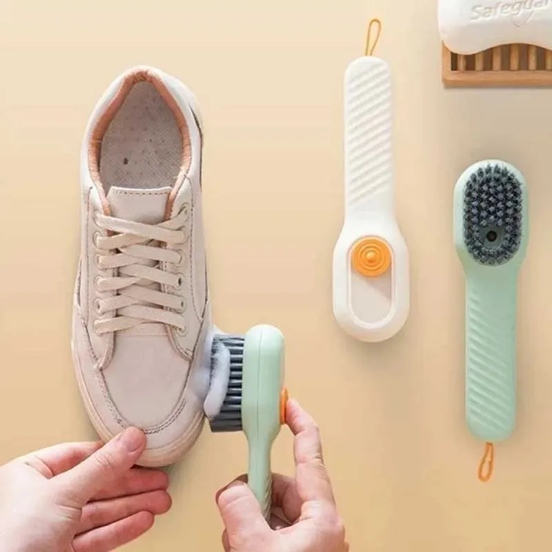 Multi-Functional Cleaning Brush With Soap Dispenser