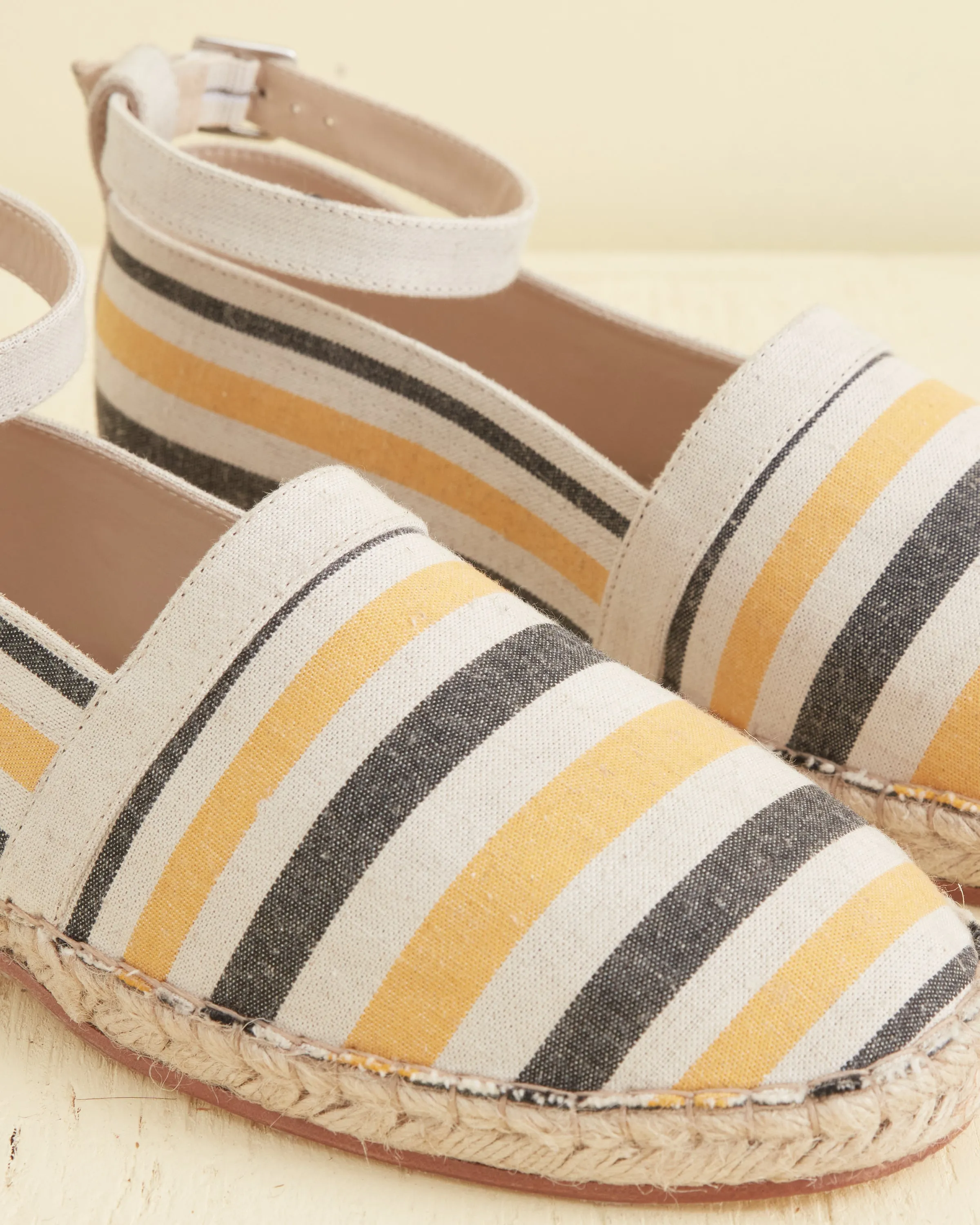 Namesake Stripe Slip-On Espadrilles