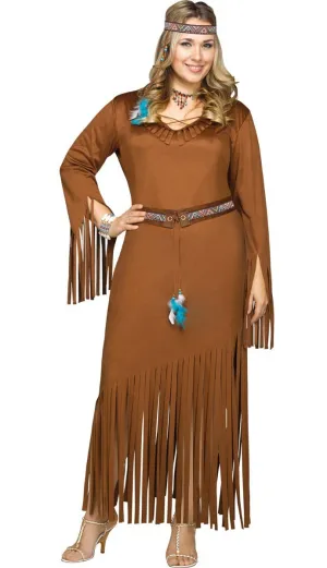 Native American Maiden Womens Plus Size Costume