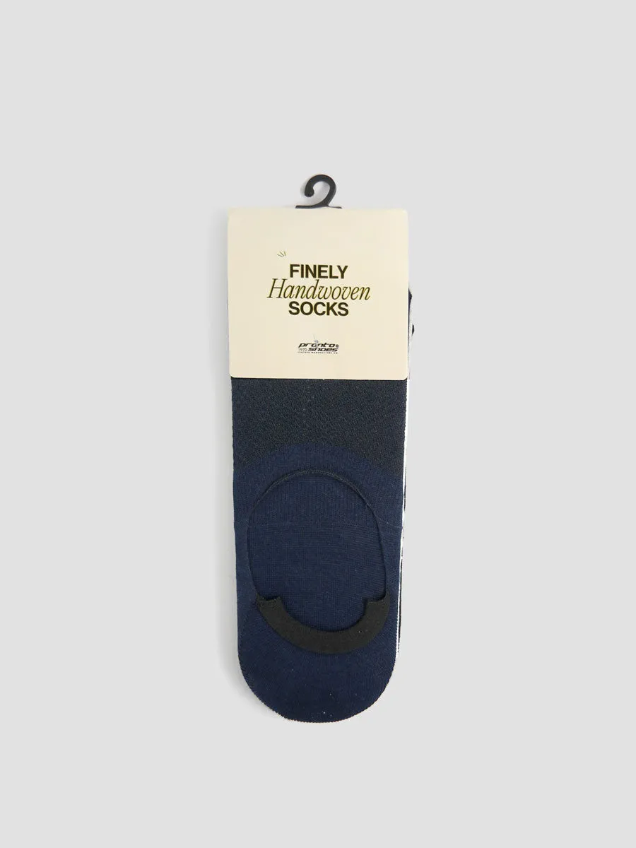 Navy invisible socks