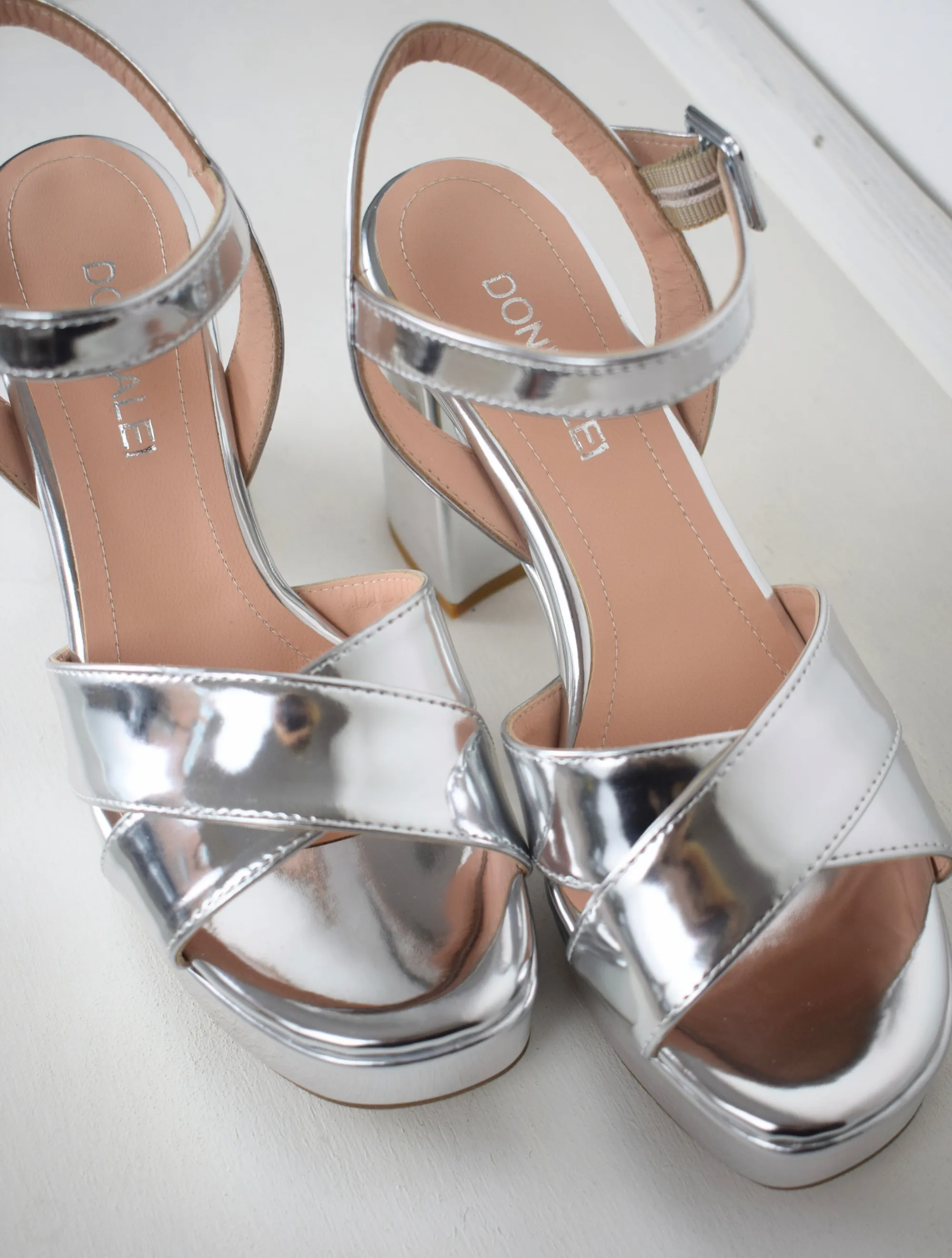 Nevis Sandal Silver Shine